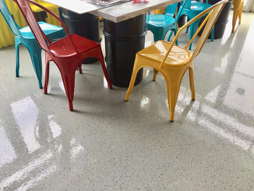 Commercial epoxy flooring